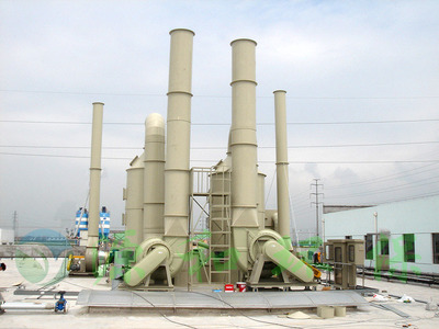 源和化工廠(chǎng)廢氣處理工程:蘇州賀泰化學(xué)材料